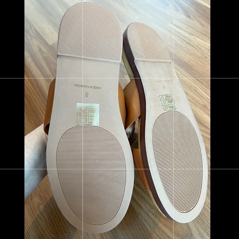 MADEWELL The Louisa Crisscross Slide In English Saddle - Picture 16 of 16
